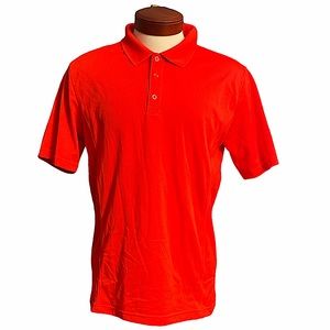 Fila men’s sport performance golf red polo shirt